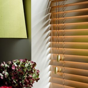 wooden blinds